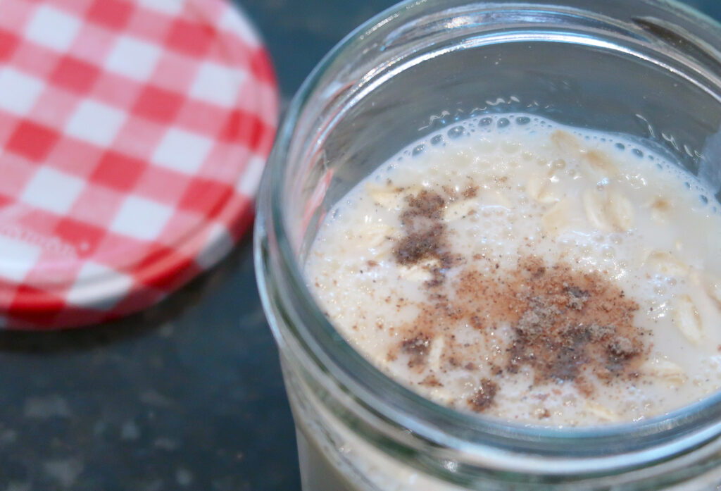 Overnight Oats with spices