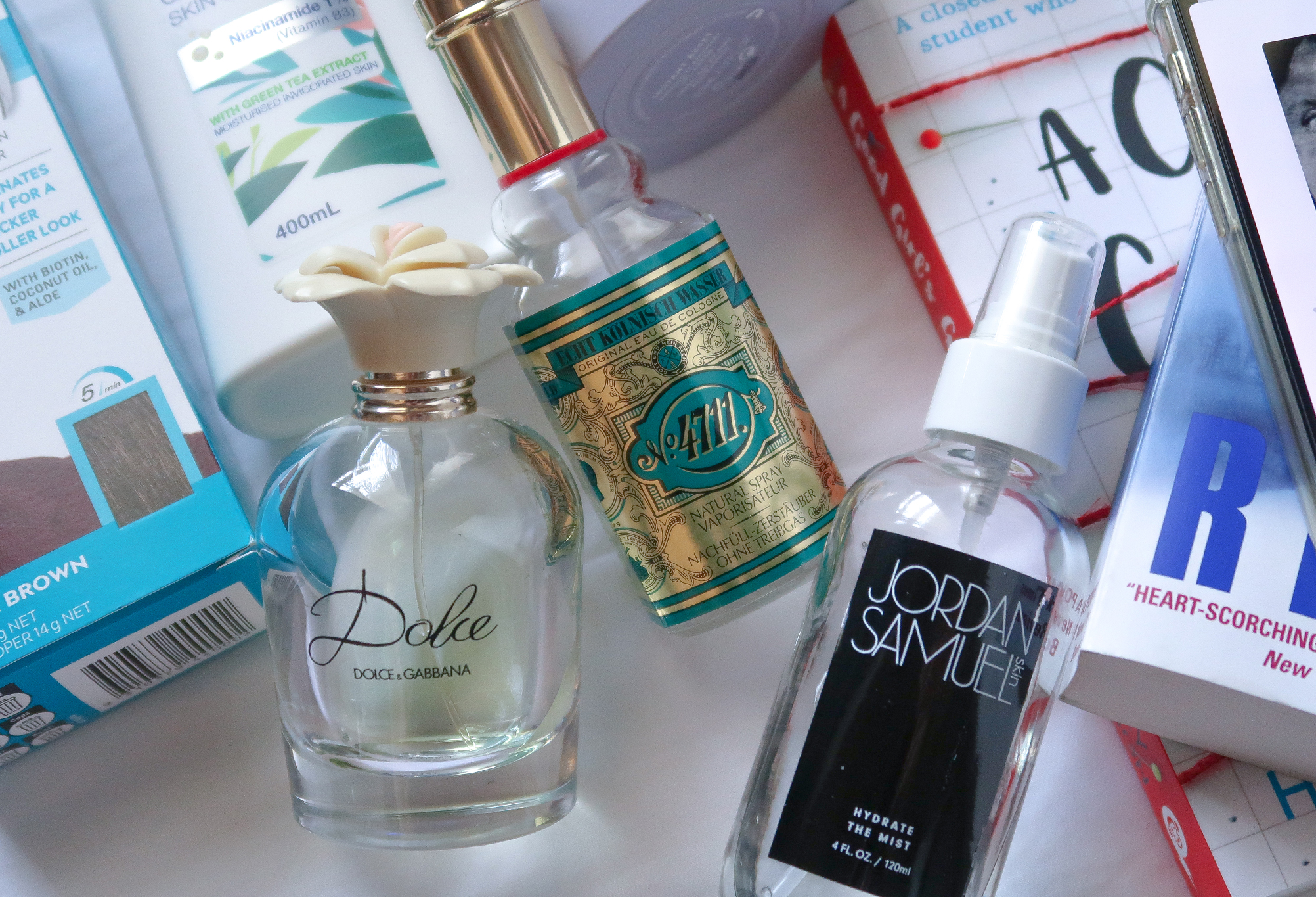 Dolce by Dolce & Gabbana, 4711 EDP and Jordan Samuel Hydrate Miss